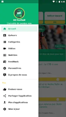 DZ Football android App screenshot 1